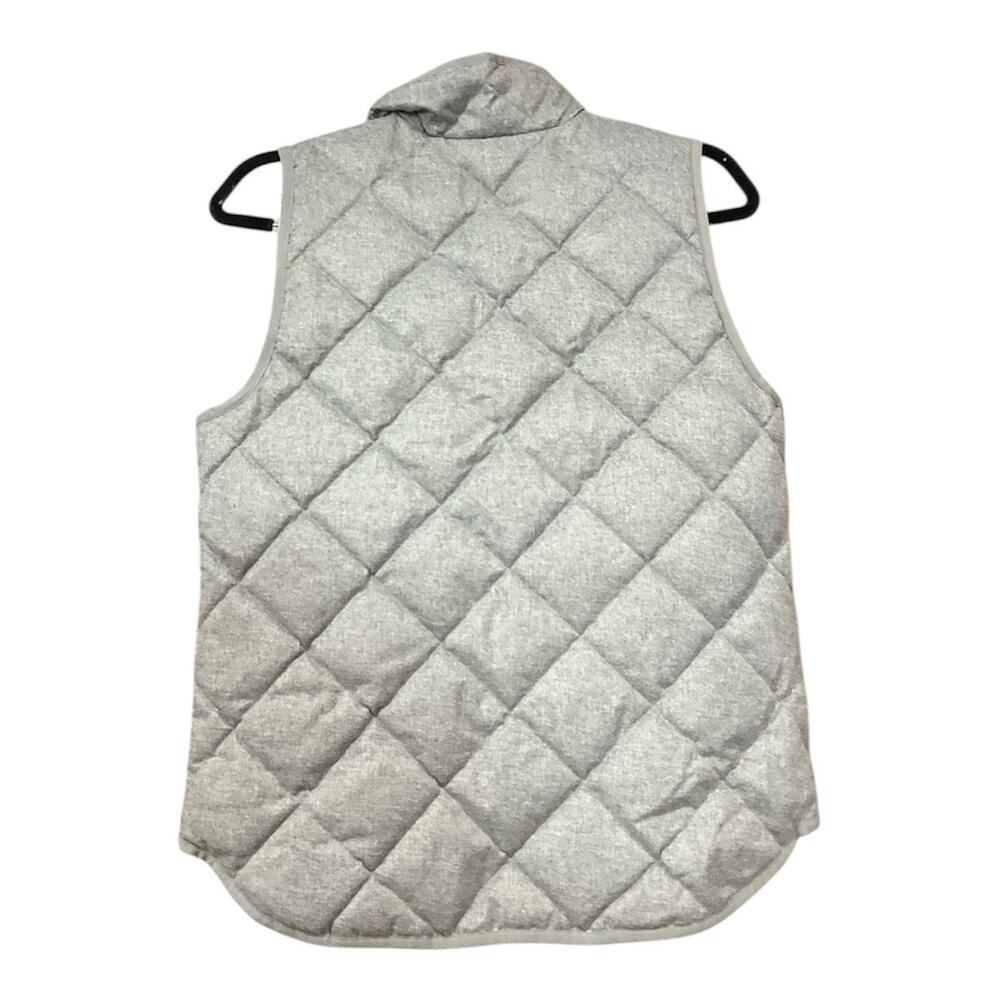 J. Crew Quilted Vest Women Small Gray - Picture 3 of 3